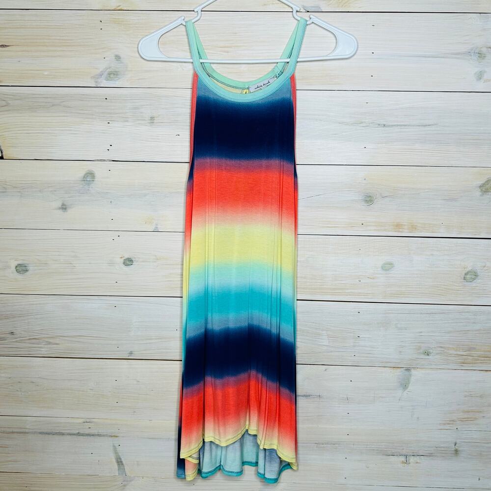 Rainbow Ombre Summer Dress